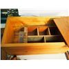 Image 2 : Wood Fishing Box With Tackle Collection And Reel