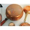 Image 5 : Lot of Brass Pans With Measuring Cup (5)