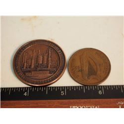 Coins (2) (Imperial Oil Refinery 50 Year Commemoration, 1928 Saorstat Eireann)
