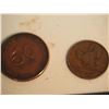 Image 2 : Coins (2) (Imperial Oil Refinery 50 Year Commemoration, 1928 Saorstat Eireann)