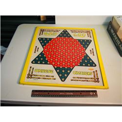 Metal Chinese Checkers/Checkers Board, Two-Sided