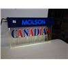 Image 1 : Light Up Molson Canadian Beer Sign