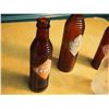 Image 2 : Brown Glass Crush Bottles (3) W/ Glass Coke Bottle (1)
