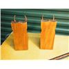 Image 4 : Wood Carved Bull Bookends