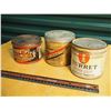 Image 1 : Lot of Tobacco Tins (3)(Turret, Daily Mail, Brier Plug)
