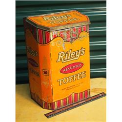 Large Rileys Assorted Toffee Tin (10”x14”x6”)