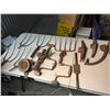 Image 1 : Lot Of Antique Farm-Related (Pitchfork Heads, Axe Heads, Hand Drills, Etc.)