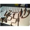 Image 3 : Lot Of Antique Farm-Related (Pitchfork Heads, Axe Heads, Hand Drills, Etc.)