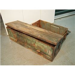 Metal Army Cases (2) (Mine Carrying Case, 1943, Mine-AT-MKV/1945)