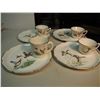 Image 1 : 8 Piece Snack Set, Cups (4) Plates (4) With Birds