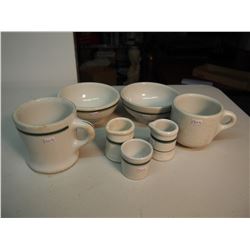 Lot Of Medalta Items (7) Creamers, Cups, Bowls