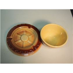 Lot Of Medalta Items, Redcliff Alberta, Ashtray, Bowl