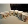 Image 1 : Set of Coffee Cups with Birds Stamped Salisburg (6)