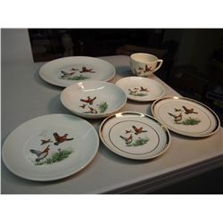 Set of Hycruft (Game Birds In Flight) 1950’s