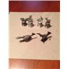 Image 2 : Thimble Figurines (deer, ship, buffalo, man) (4), Lead RoadRunners (2)