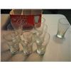 Image 3 : Nine Pak Cola Glasses, One Damaged (9)