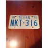 Image 1 : 1970 Texas License Plate
