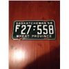 Image 1 : 1956 Saskatchewan License Plate