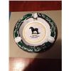 Image 1 : 1920’s Ashtray Porcelain Enamel Dawes Black Horse Brewery