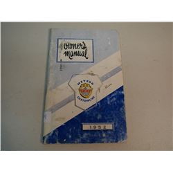 Meteor Custom Line Owners Manual, 1952