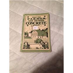 1910 Farmer Can Do It With Concrete Booklet, 155 Pages