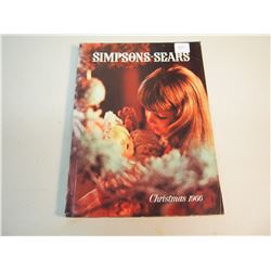 Simpsons-Sears Christmas 1966 Catalogue