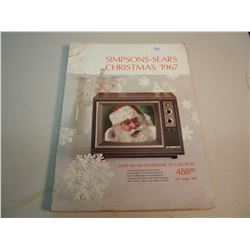 Simpsons-Sears Christmas 1967 Catalogue