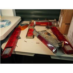 Lot Of Tail Lights And Other Automobile Related (Emergency Lights, Etc.)