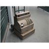 Image 1 : Large Metal National Cash Register With Metal Dolly