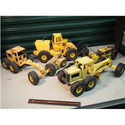Lot Of Assorted Metal Tonka Truck Toys (Various States Of Use)