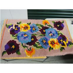 Hand Hooked Rugs (2) (48”X28”, 45”X22”)