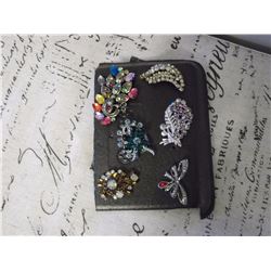 Vintage Brooch Lot (Circa 1950’s-1960’s) (6)