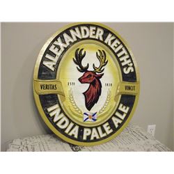 Alexander Keith’s Ale Sign (Moulded Plaster) (26”X23”)