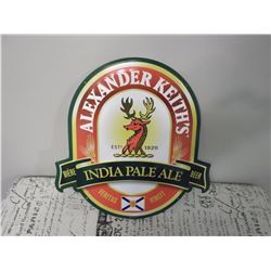 Alexander Keith’s Tin Sign (18”X14”)