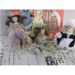 Miniature Porcelain Dolls & Paper Dolls Book