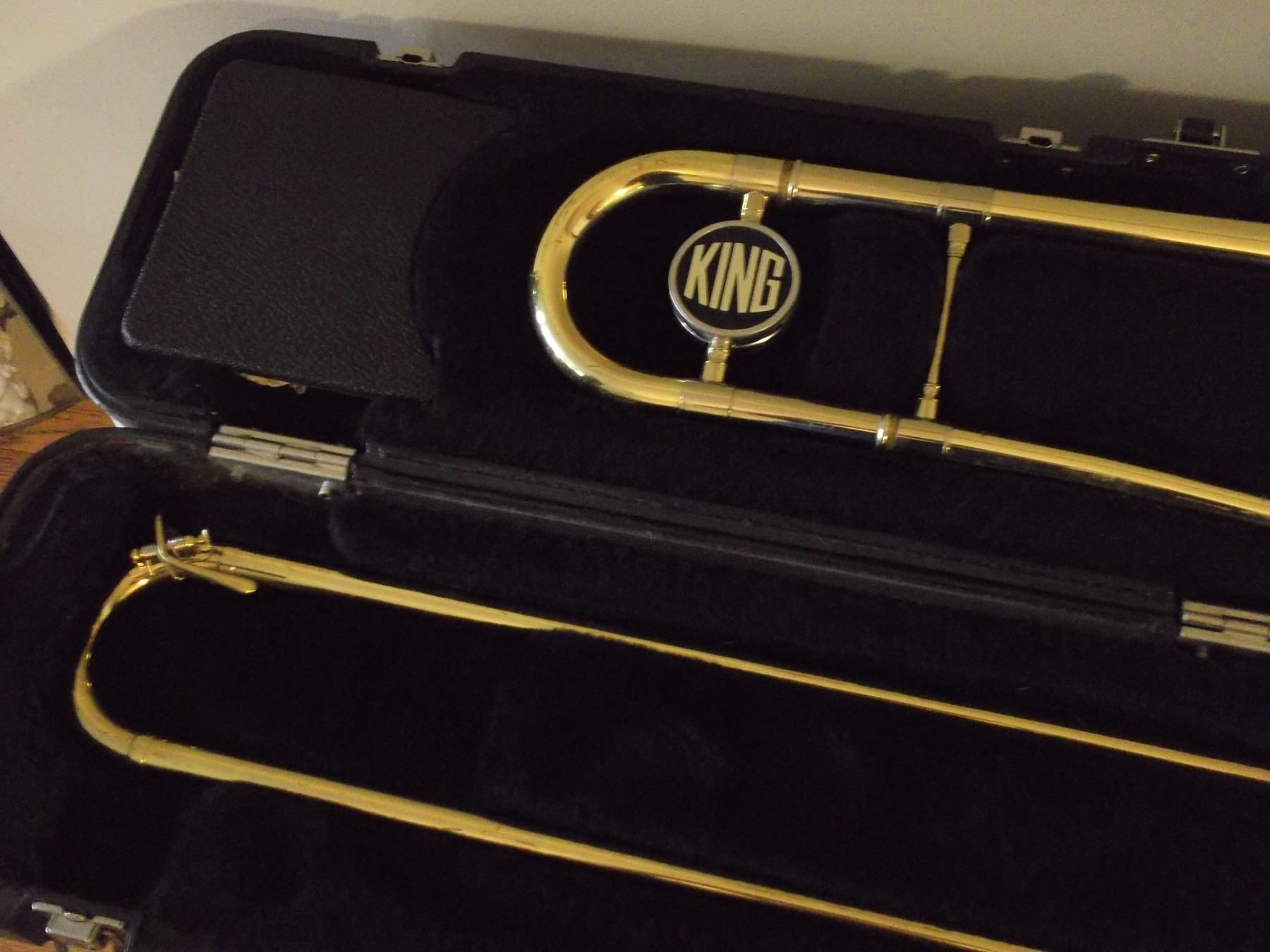 King Trombone With Case & Mouthpiece