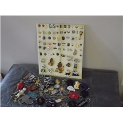 Lapel Pins (56), Lions Pins (18), Collection Key Chains