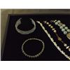 Image 2 : Costume Jewelry Bracelet Lot (Hinged, Clamp, Bangle) (6)