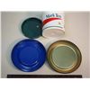 Image 2 : Lot of Metal Ashtrays (with Plastic Tobacco Container, Mark Ten, Watney’s)