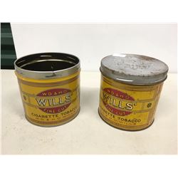 Wills Tobacco Tins (2)