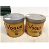 Image 2 : Lot of Vogue Tobacco Tins (2)