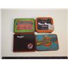 Image 1 : Misc Cigarette Tins (4) (Melrose, Manikin, Red Jacket, Bell’s)