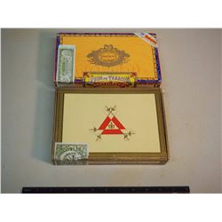 Cigar Boxes (2)(Montecristo, Partagas