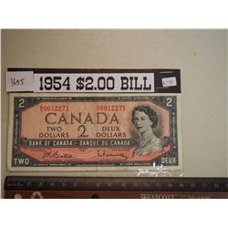 1954 2 Dollar Bill