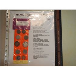 1920 – 1967 assorted coins “seldom seen CDN coins” set