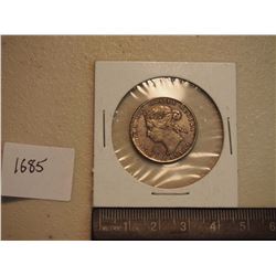 1870 25 cent CDN coin