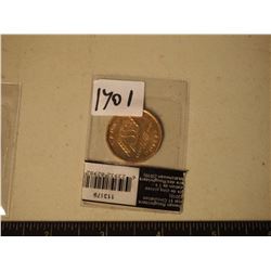 2010 Uncirculated Roughrider Loonie