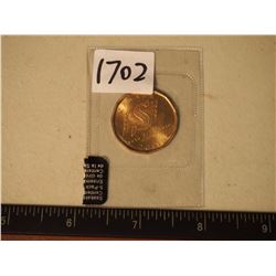 2010 Uncirculated Roughrider Loonie