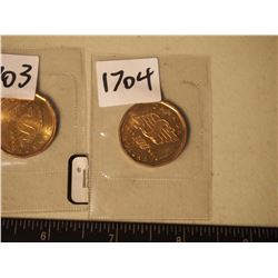 2010 Uncirculated Roughrider Loonie