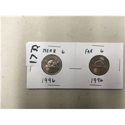 1996 Nickels, Pair (Near and Far 6)